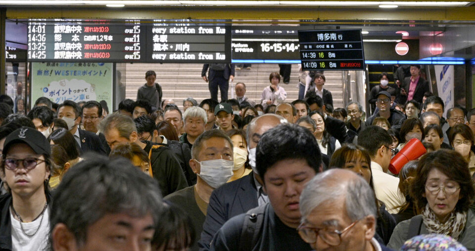 Heavy rain in western Japan disrupts shinkansen bullet train services