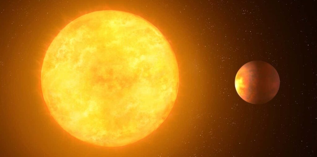 Hellish conditions have warped an Earth-like planet into an egg