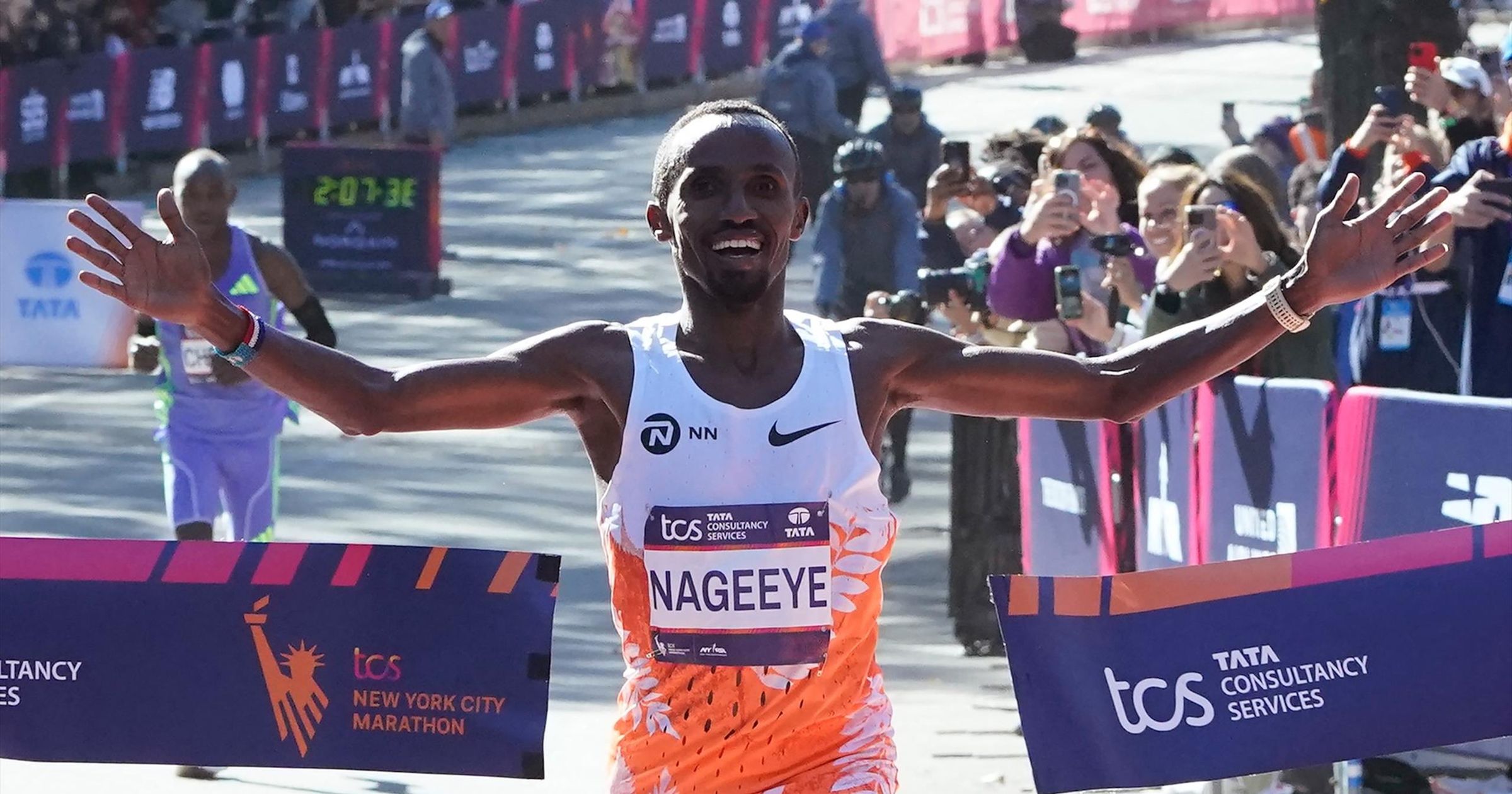 Highlights: Abdi Nageeye claims maiden New York Marathon victory – Athletics video – Eurosport