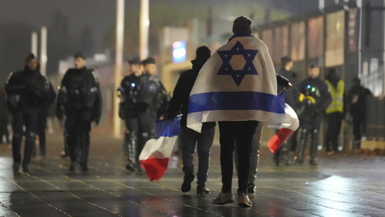 Hochrisikospiel Frankreich gegen Israel geht weitgehend ruhig zu Ende