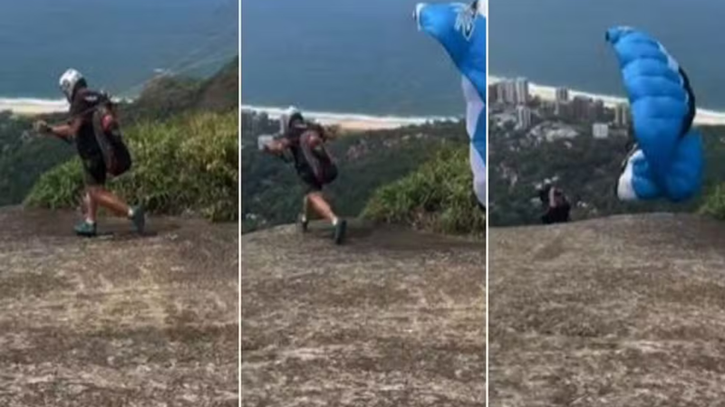 Homem morre após saltar de parapente na zona sul do Rio – Jornal de Brasília