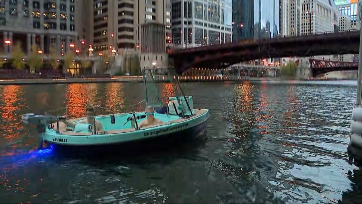 Hot tub boats on the Chicago River? The viral sensation is back for winter 2024-25