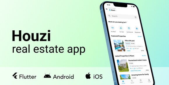 Houzi Real Estate App v1.4.2 – Flutter Android iOS Source