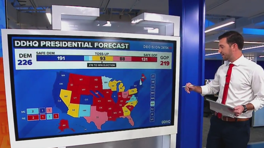 How 'blue wall' sweep could tilt election