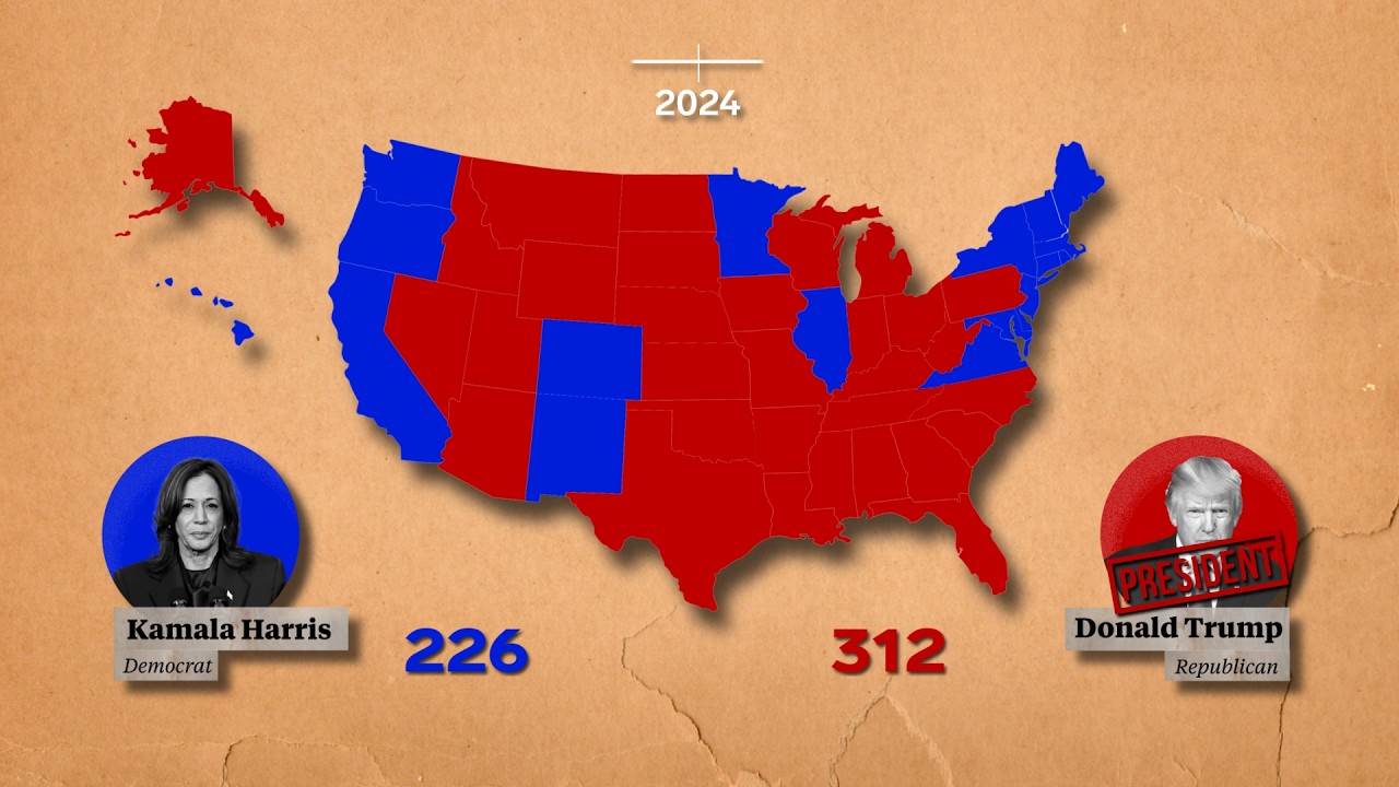 How The US Voted In Every Election, From George Washington To Donald Trump | Business Insider