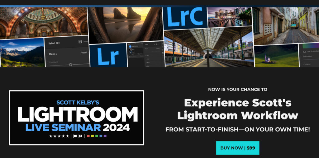 How To Get Access To My Full-Day "Lightroom Live' Seminar - Lightroom Killer Tips