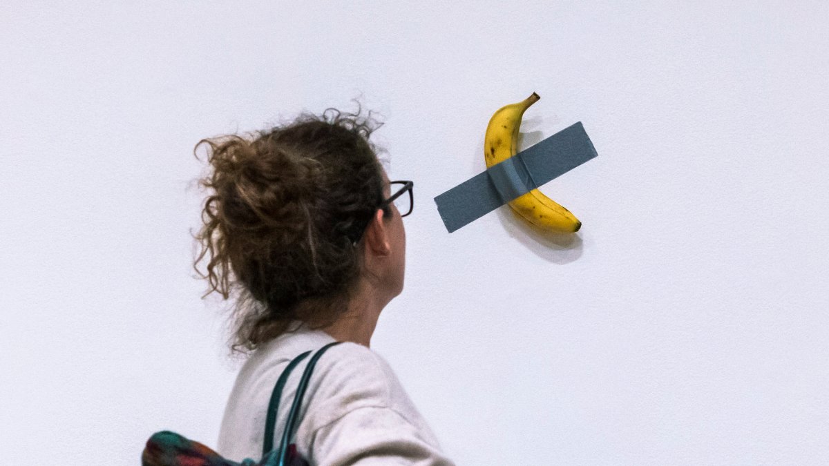 How a viral, duct-taped banana could sell for more than $1 million at NYC auction