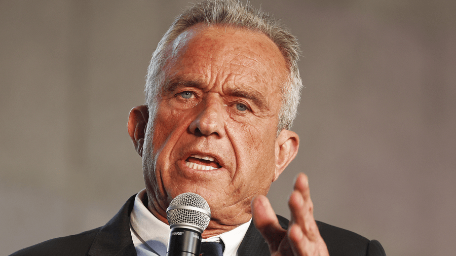 How much of the vote did Robert F. Kennedy Jr. receive?