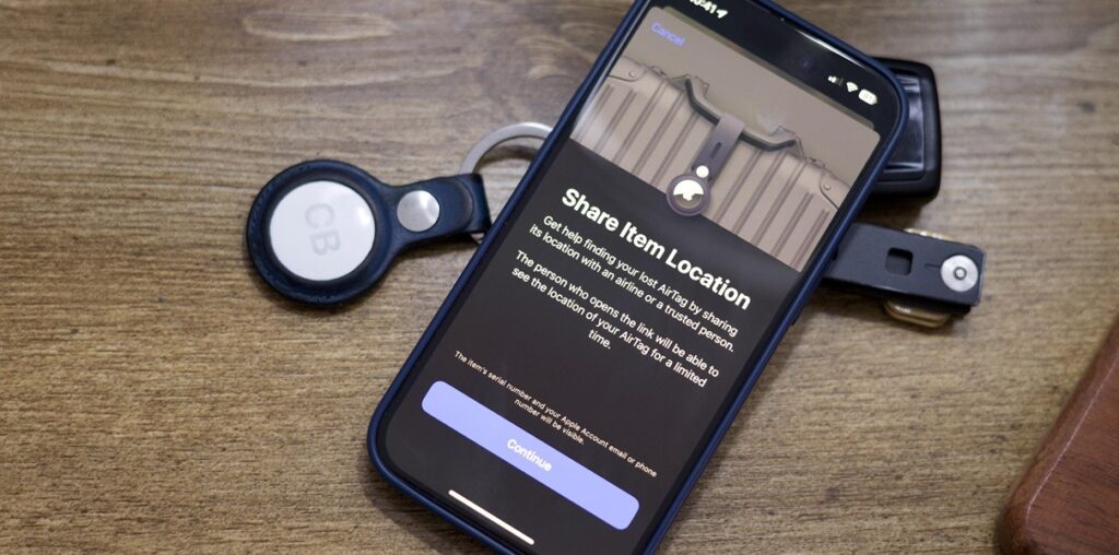 Share Your Lost AirTag or Find My Tracker's Location with Contacts or Airlines for Easier Recovery