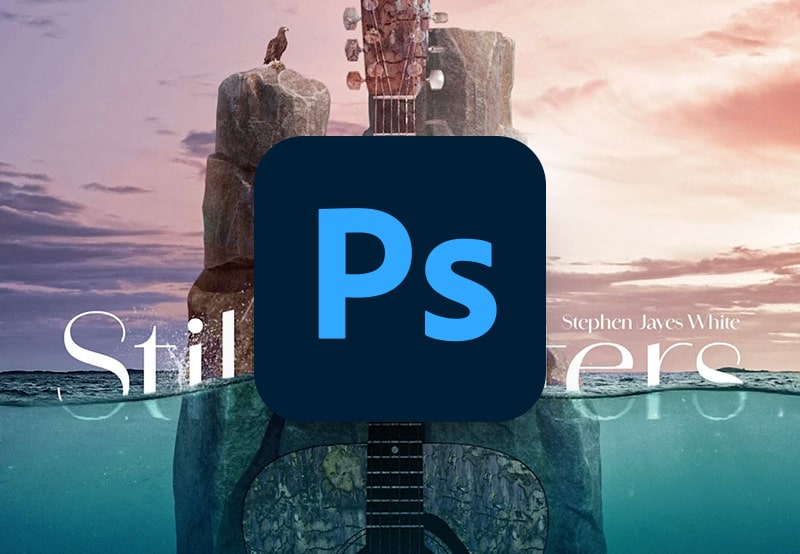 How to blend text in an album cover in Photoshop | Envato Tuts+