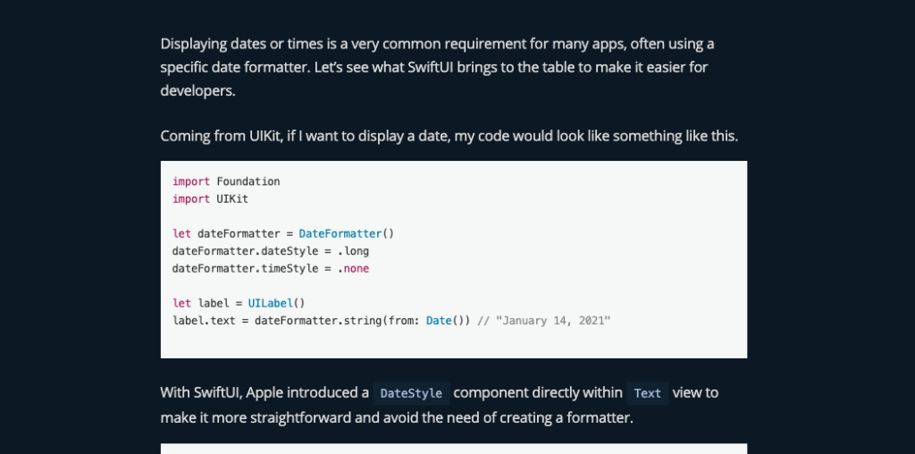 How to display date and time in SwiftUI