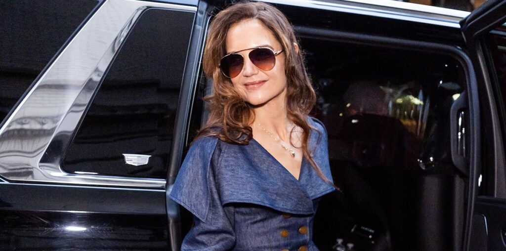 I Didn't Think Leggings With Heels Was My Thing Until I Saw How Katie Holmes Just Wore Them