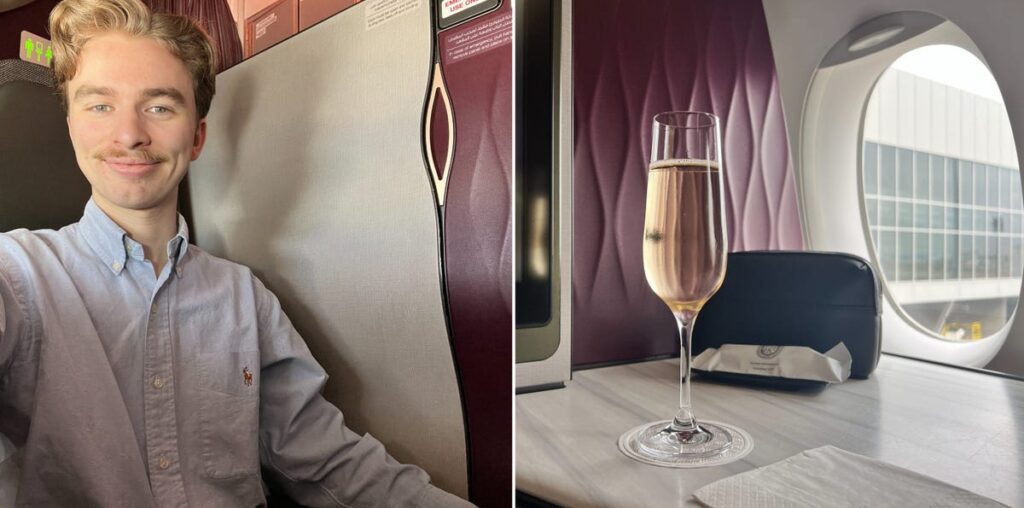 I flew in the 'world's best' business class where the luxury is next level. See inside Qatar Airways' Airbus A350 QSuite.