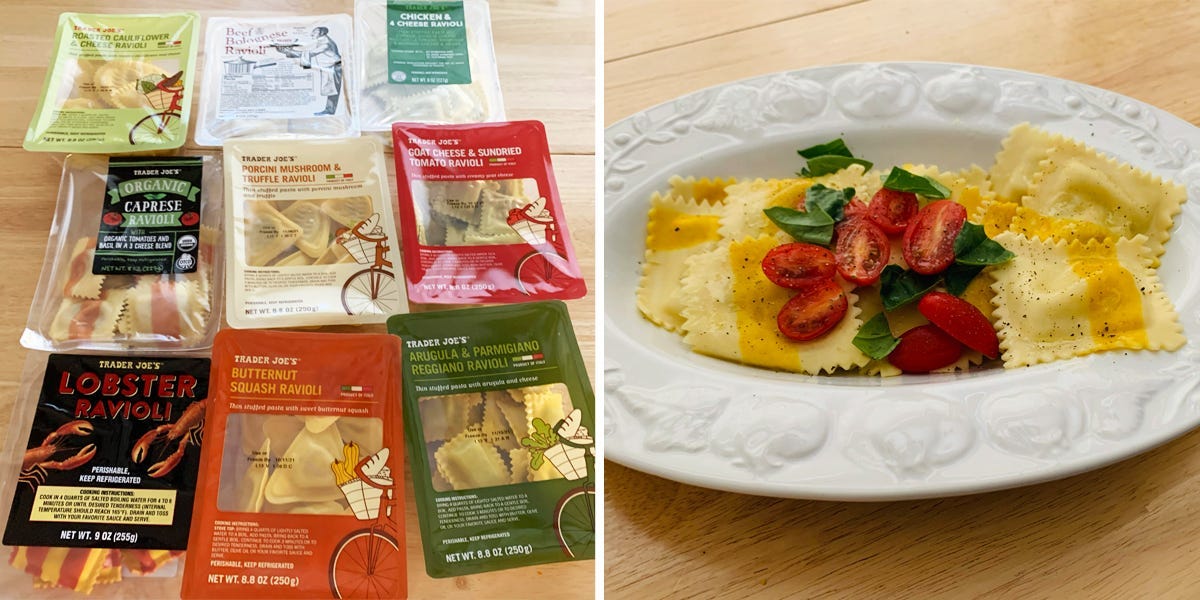 I tried 13 of Trader Joe’s specialty raviolis and ranked them from worst to best