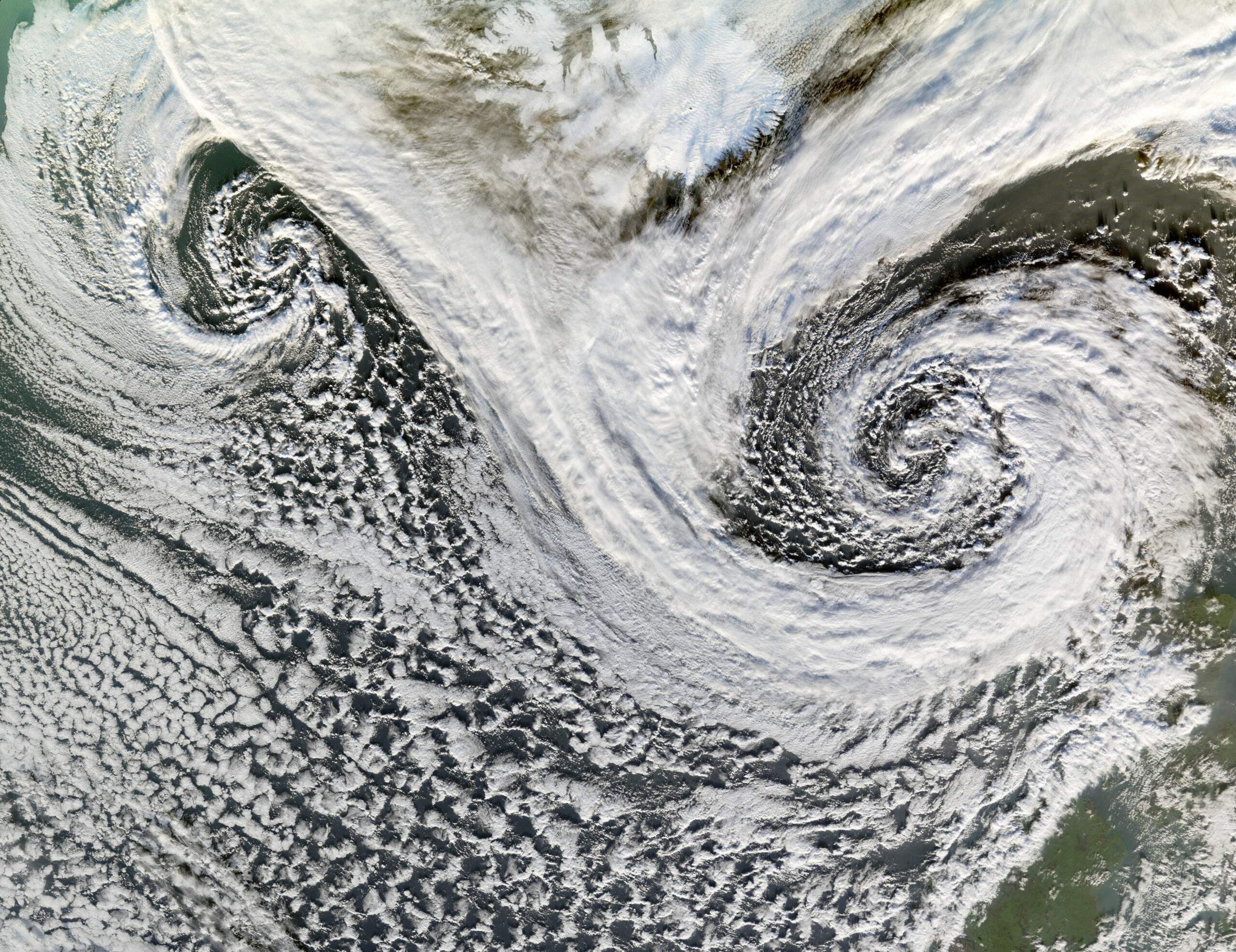 Icelandic Cyclones – NASA