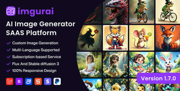 Imgurai v1.7.0 Nulled – AI Image Generator (SAAS) PHP Script