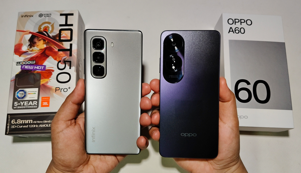 Infinix HOT 50 Pro+ vs OPPO A60 Specs, Price, Design, and Key Features Comparison