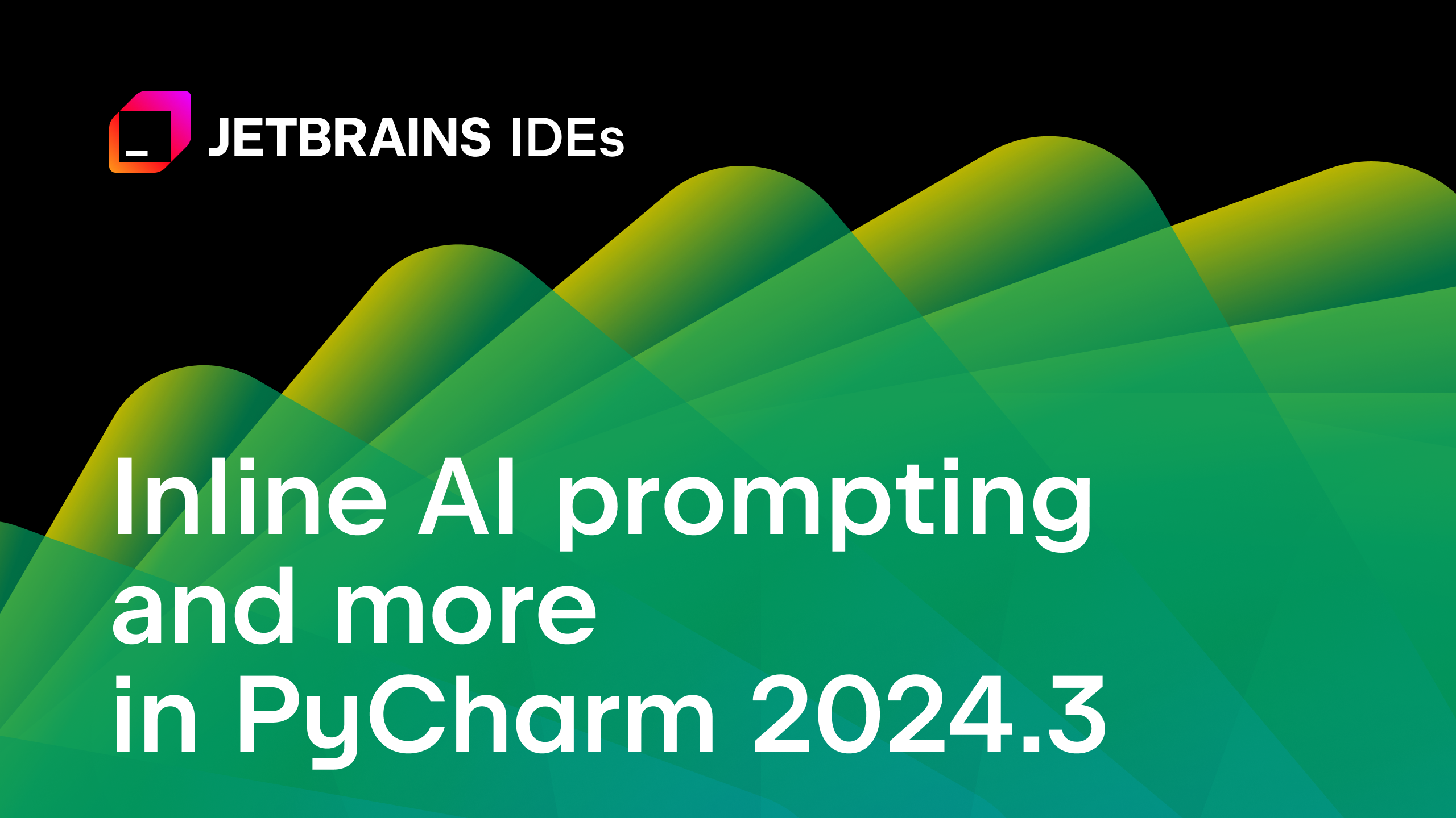 Inline AI Prompting, Coding Assistance for the dataclass_transform Decorator (PEP 681), and More in PyCharm 2024.3! | The PyCharm Blog