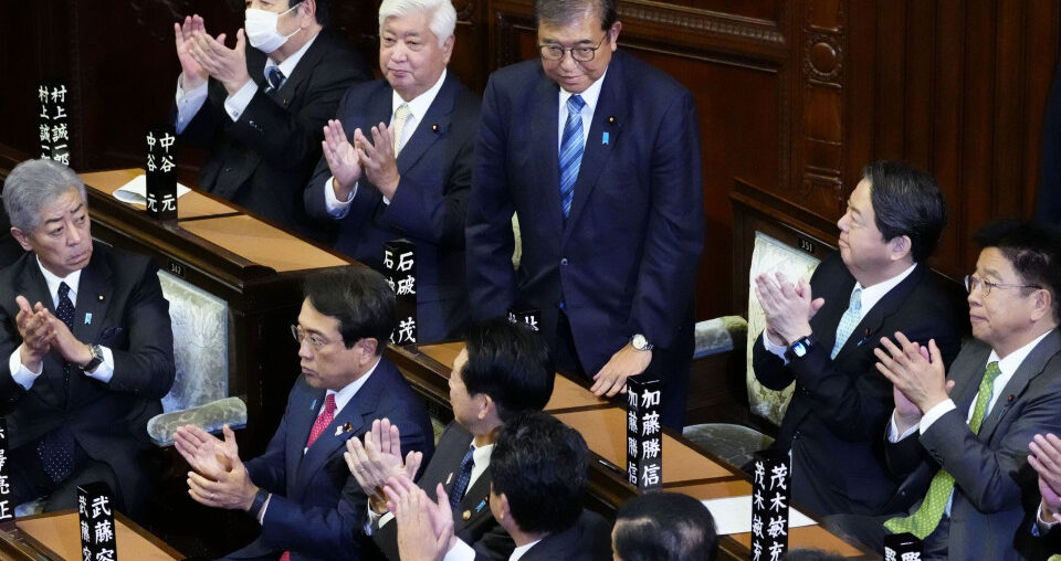 Ishiba formally reelected as Japan PM, eyes minority gov't