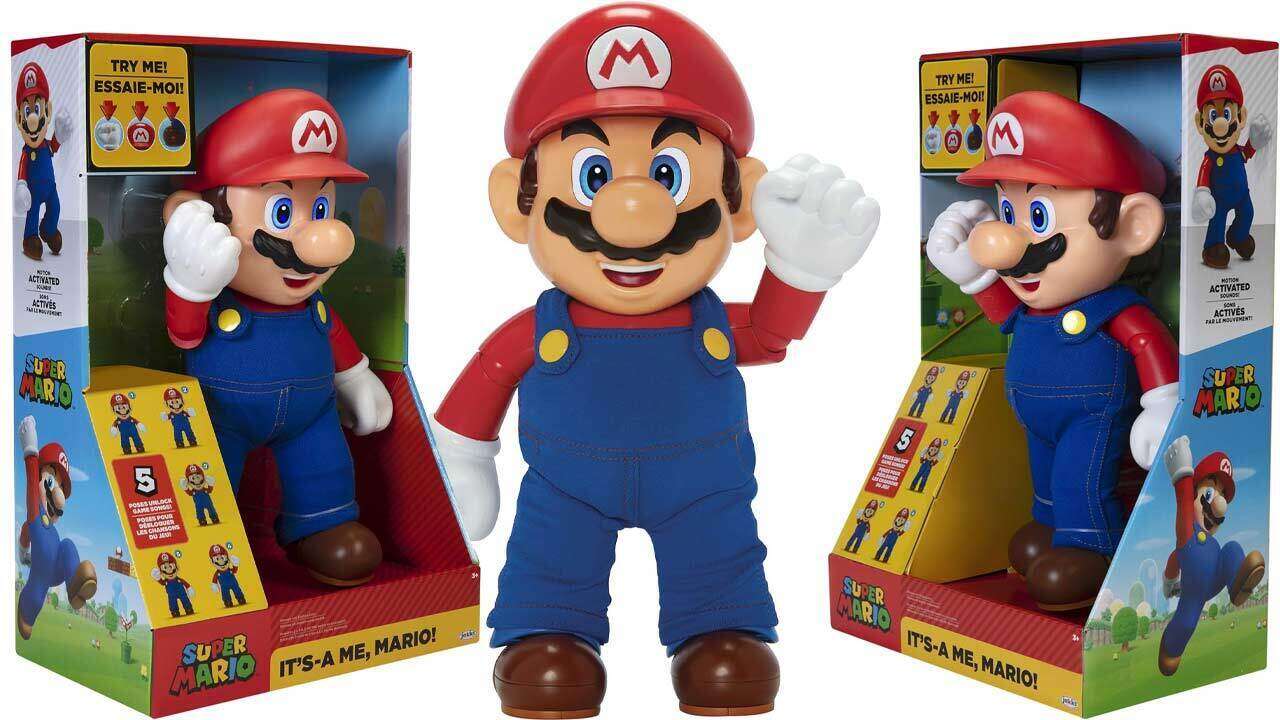 It’s-A Me, Mario Talking Action Figure Is 64% Off For Black Friday At Amazon