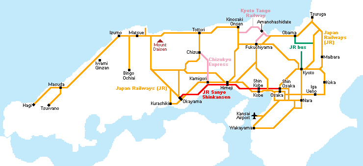 JR Kansai Sanin Area Pass