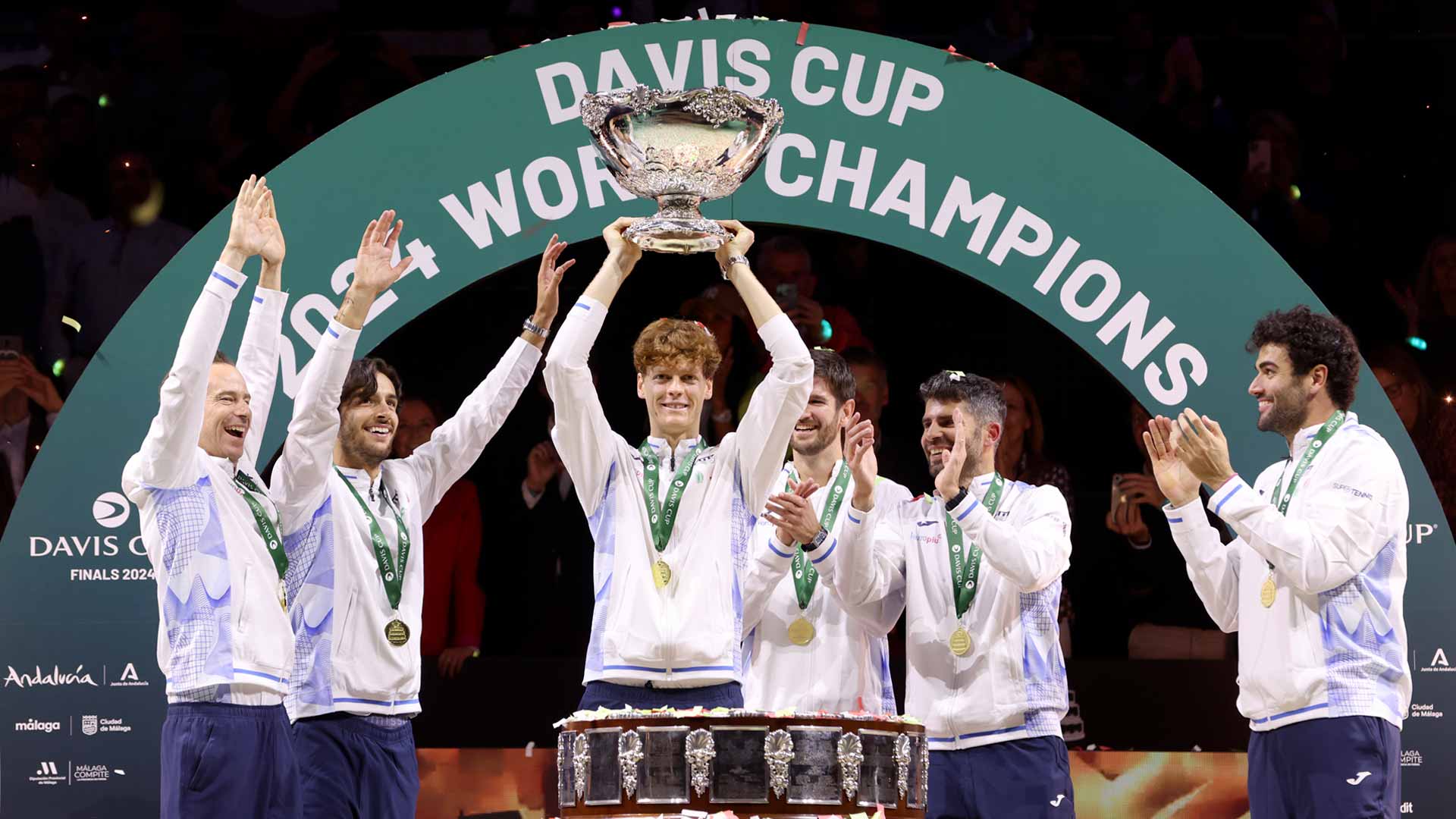 Jannik Sinner seals Davis Cup crown for Italy | ATP Tour | Tennis