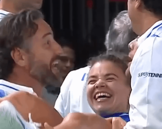 Jasmine Paolini having the time of her life after winning the Billie Jean King Cup 🥹