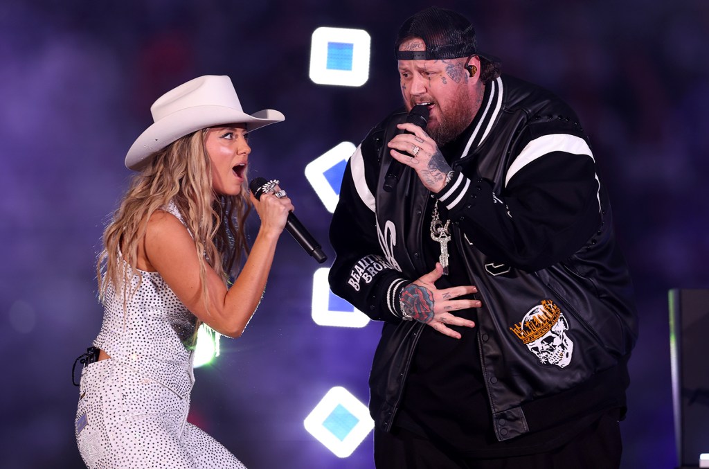 Jelly Roll Crashes Lainey Wilson’s Thanksgiving Cowboys Halftime Show