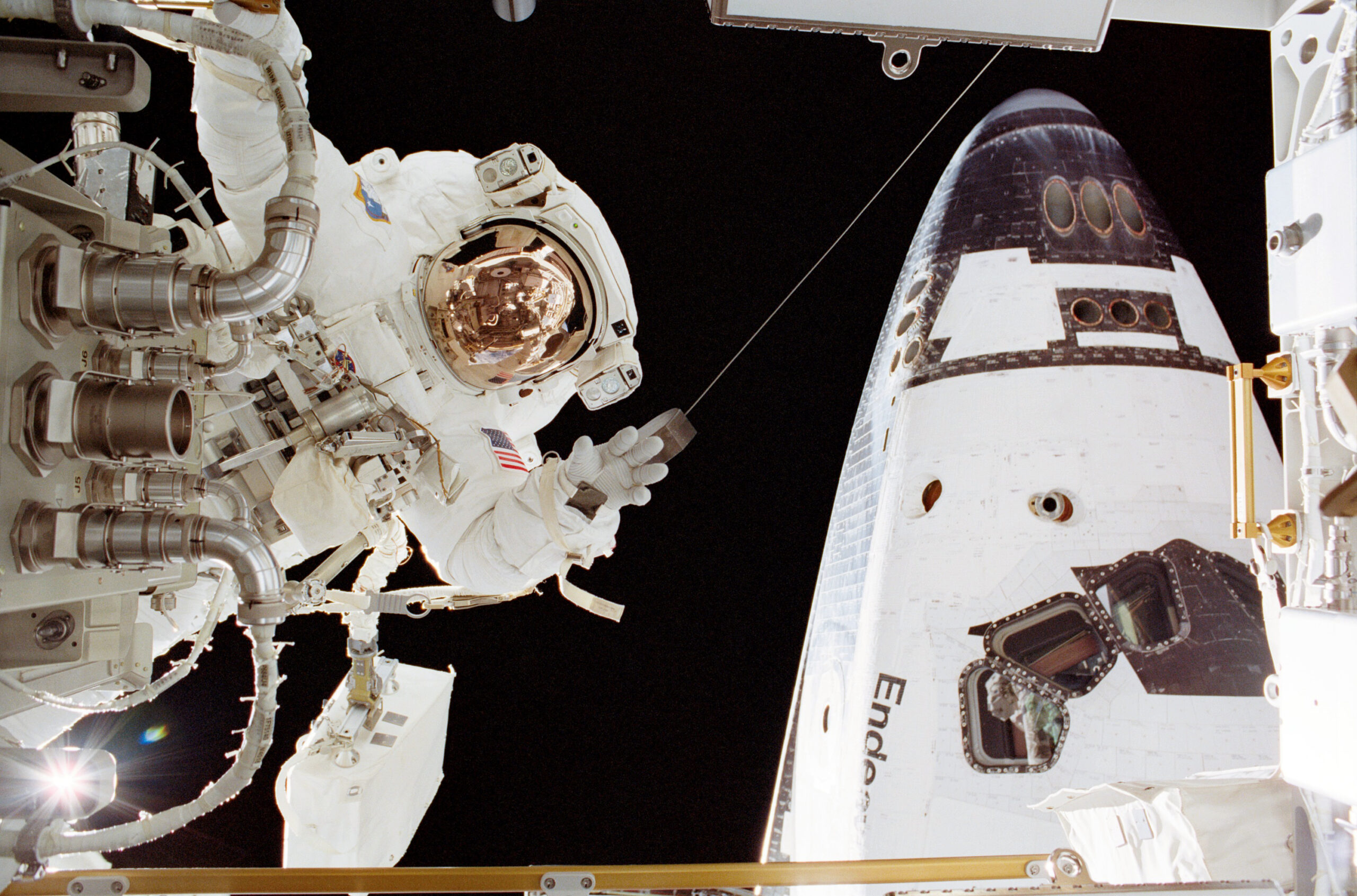 John Herrington Performs a Spacewalk – NASA