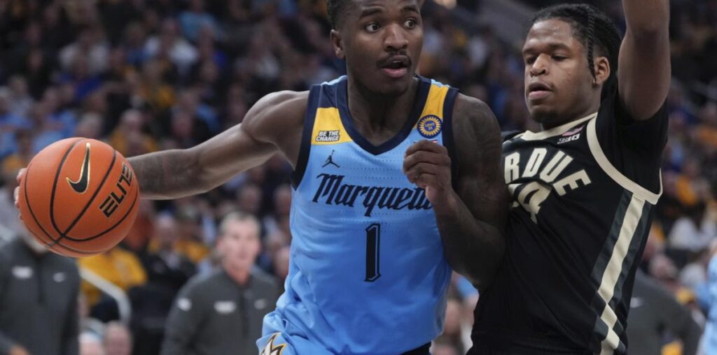 Kam Jones grabs rare triple-double to lead No. 15 Marquette to dominant upset win over No. 6 Purdue