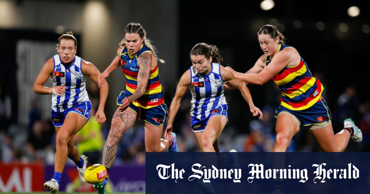 Kangaroos continue their AFLW charge after edging the Crows