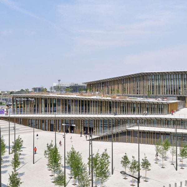 Kengo Kuma completes Saint-Denis Pleyel Station in northern Paris