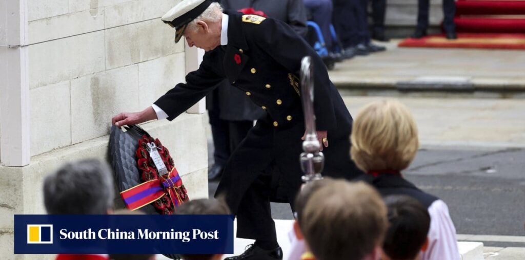 King Charles and Princess Kate attend remembrance event in London