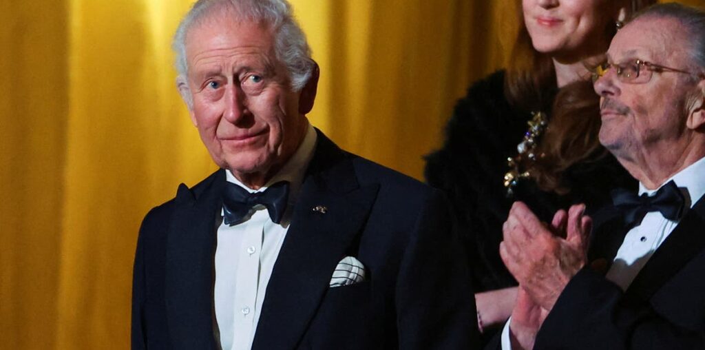 King laughs at comedian’s impression of Donald Trump at Royal Variety Show