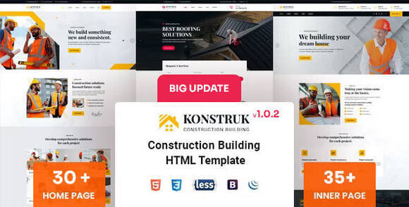 Konstruk – Construction HTML Template