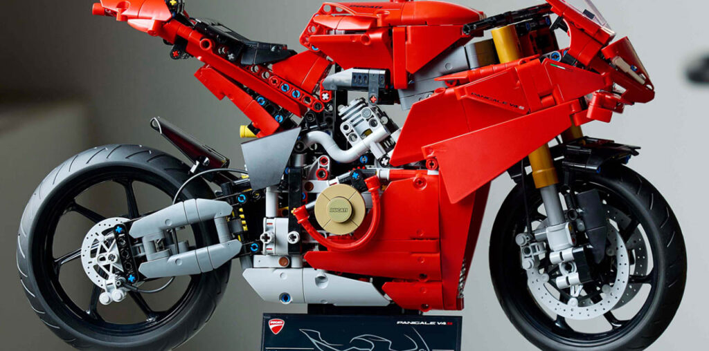 LEGO recreates Ducati Panigale V4 S racer in a stunning 1:4 miniature version - Yanko Design