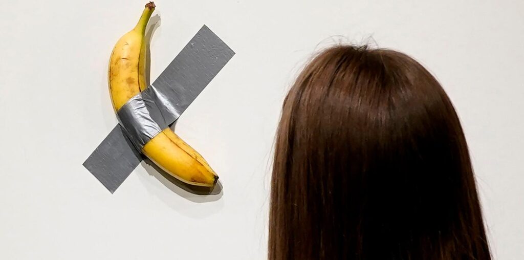 La très chère banane de Maurizio Cattelan, chef-d’œuvre d’art virtuel