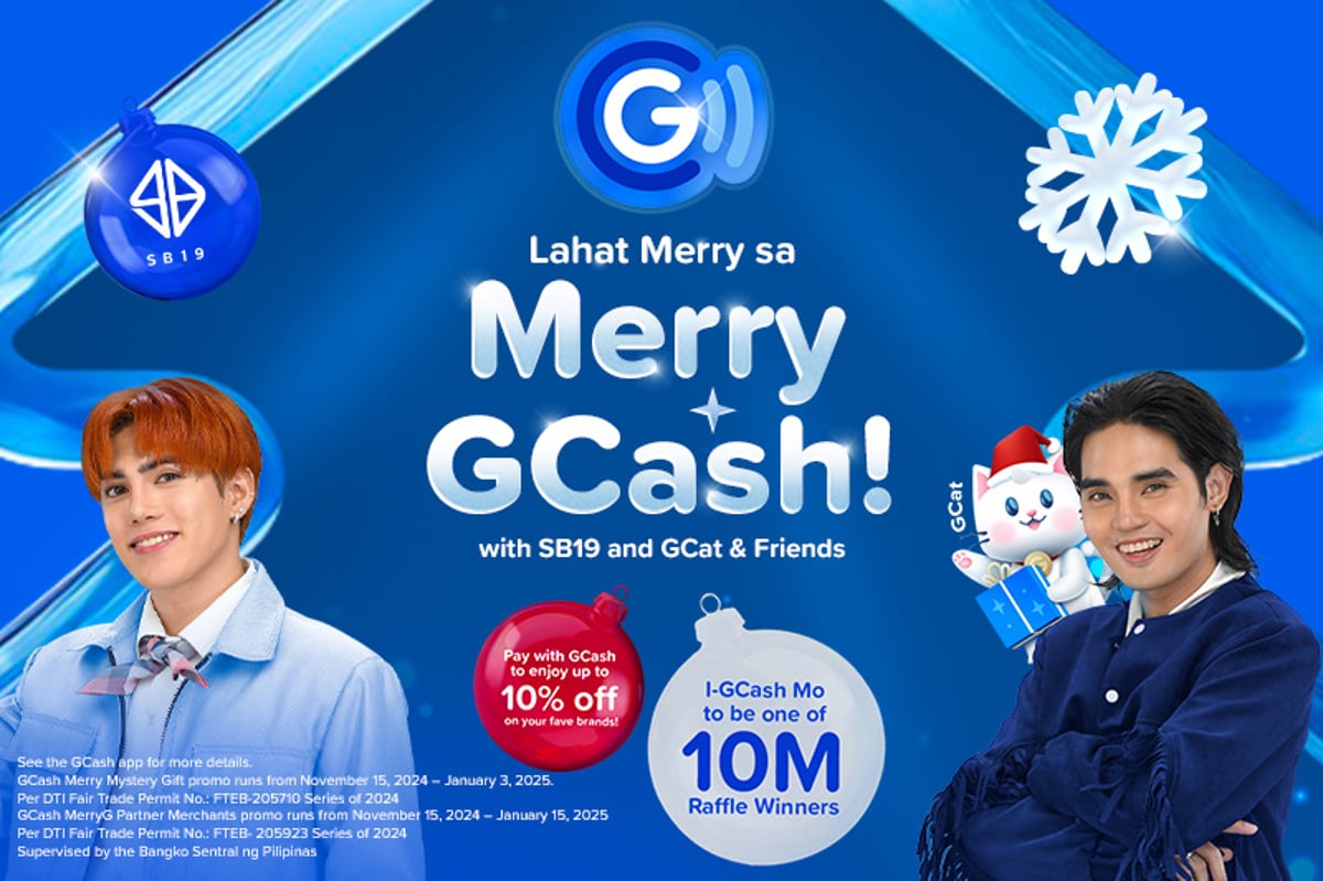 Lahat Merry with up to 10M winners, daily prizes, and more sa Merry GCash Celebration