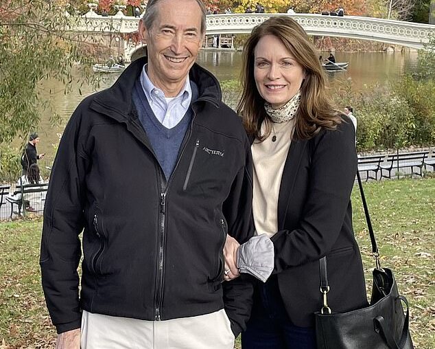 David Cook, pictured with his wife Kathleen, consulted the help of a physiotherapist after struggling with lower back pain in May