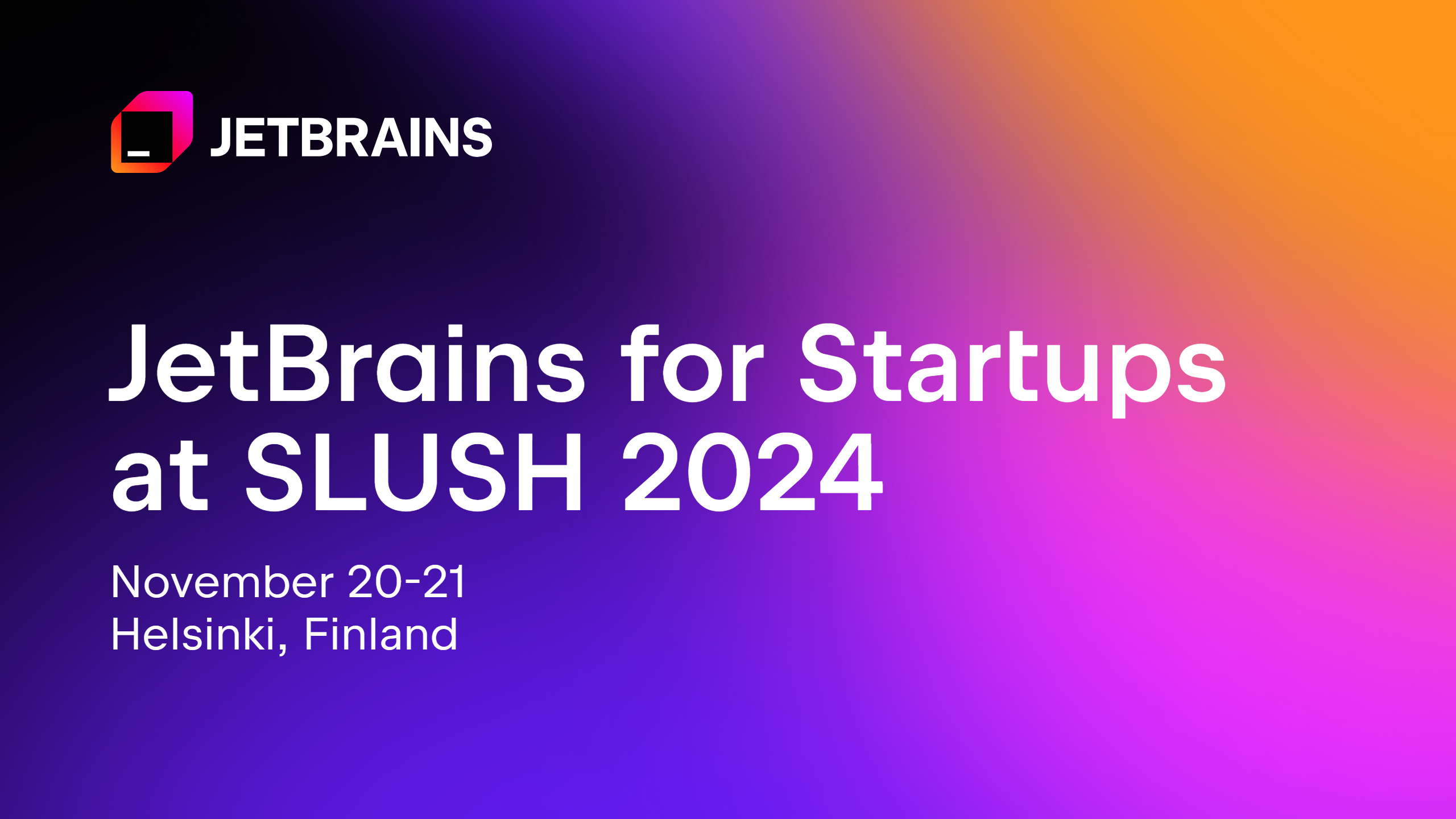 Let’s meet at Slush 2024 in Helsinki! | The JetBrains Blog