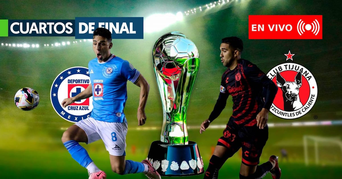 Liga MX Xolos Tijuana vs. Cruz Azul EN VIVO HOY: Minuto a minuto de cuartos de final