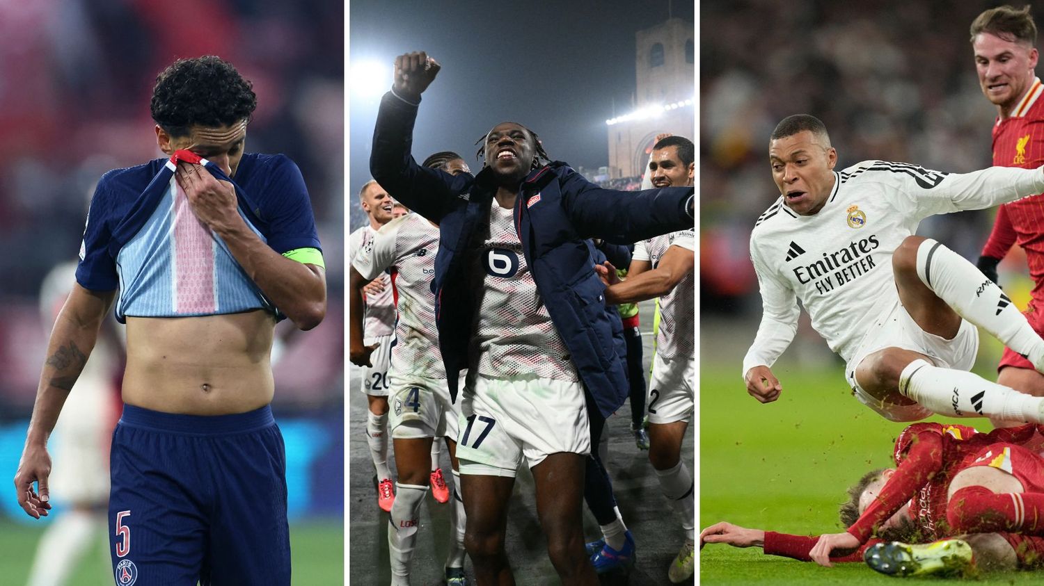 Ligue des champions : Lille enchaîne, le PSG s’enfonce, Mbappé se rate à nouveau avec le Real… Ce qu’il faut retenir de la 5e journée