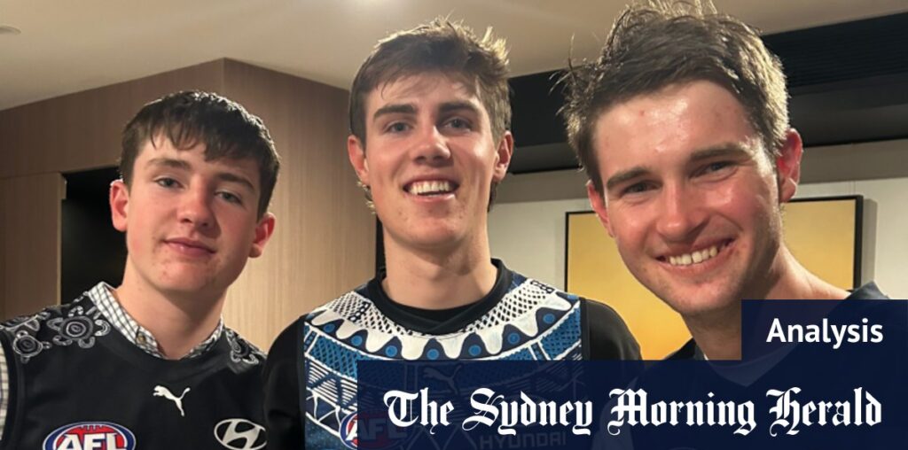 Like father, like son: Blues draft son of Cripps’ saviour alongside Camporeale twins