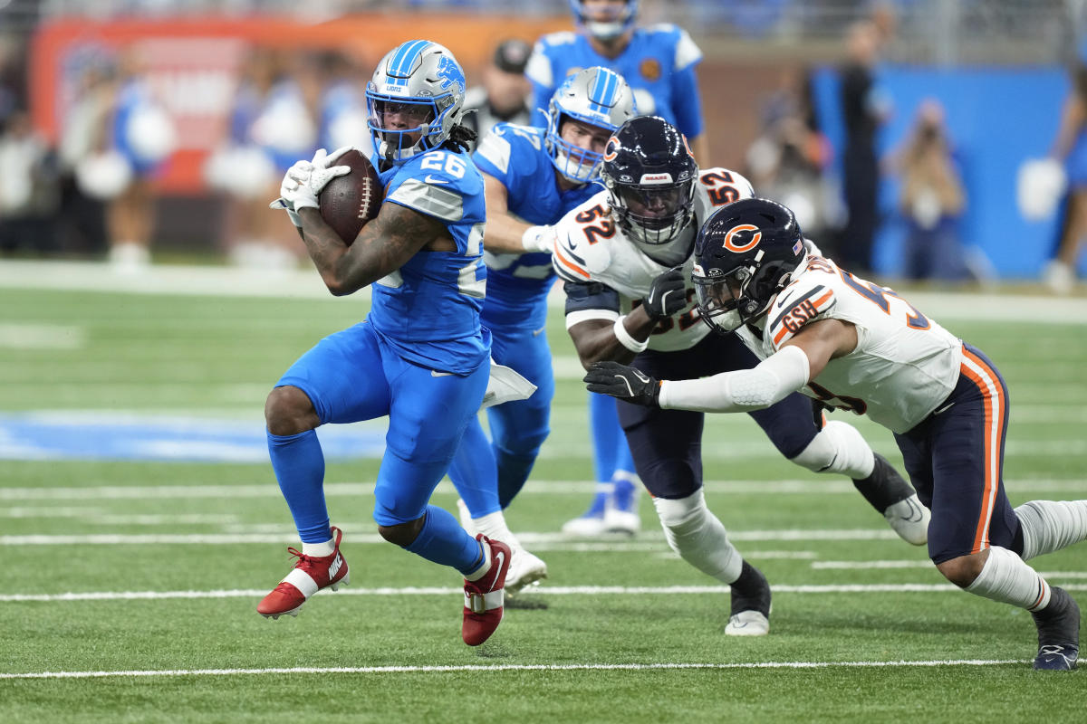 Lions escape Bears’ comeback bid after Chicago completely botches final snap