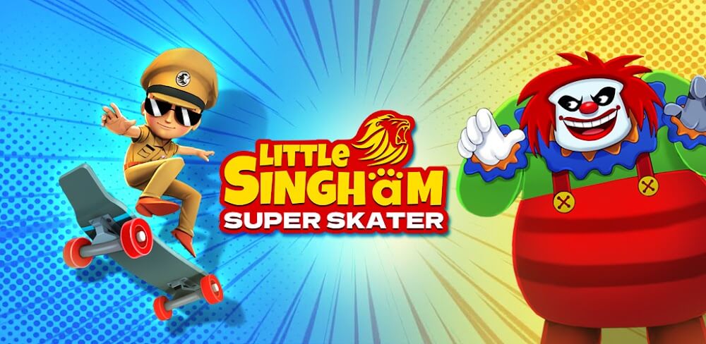 Little Singham Super Skater v1.0.355 MOD APK (Unlimited Spins)