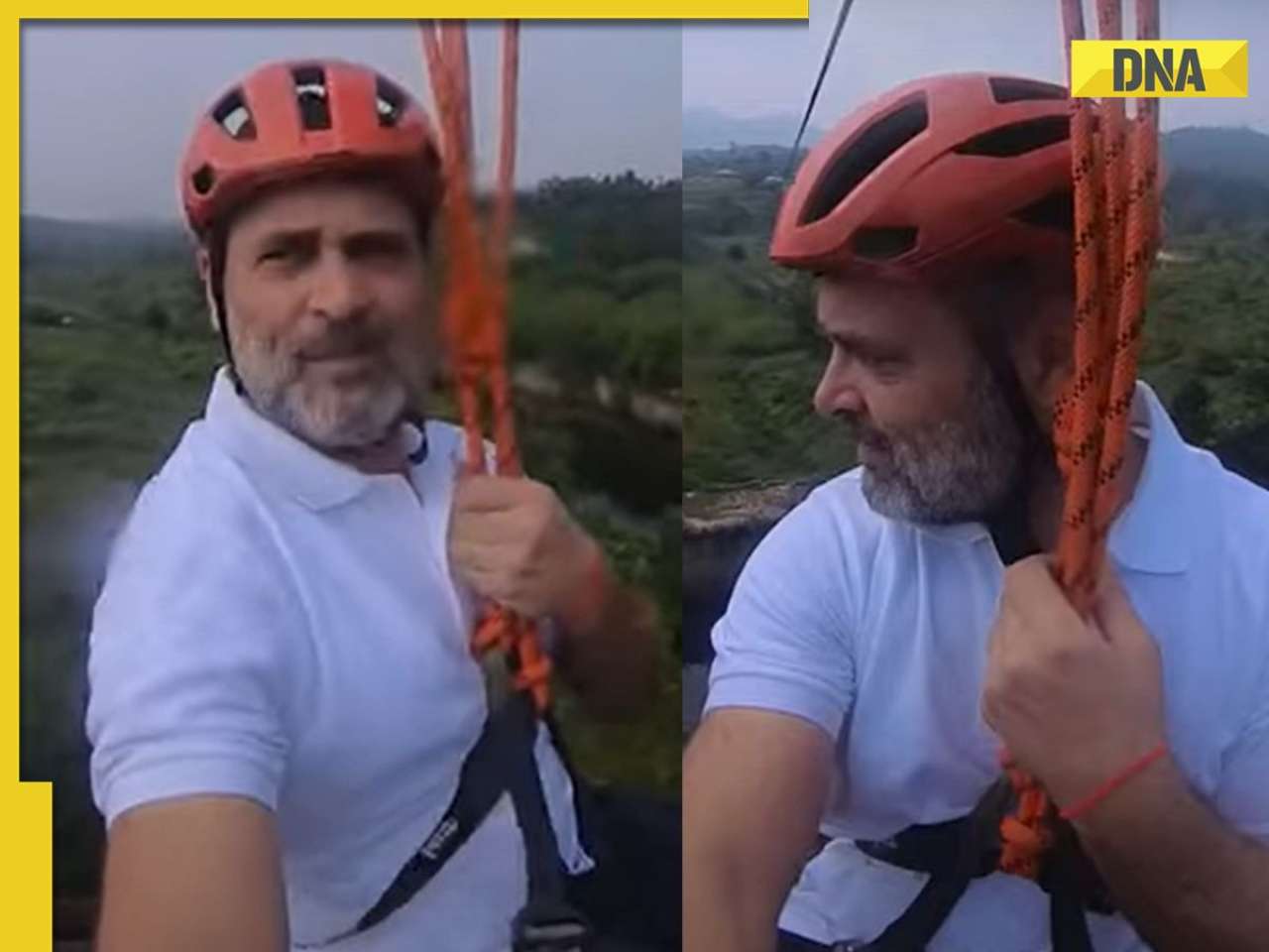 LoP Rahul Gandhi rides Kerala’s longest zipline in Wayanad to boost tourism after landslides; watch