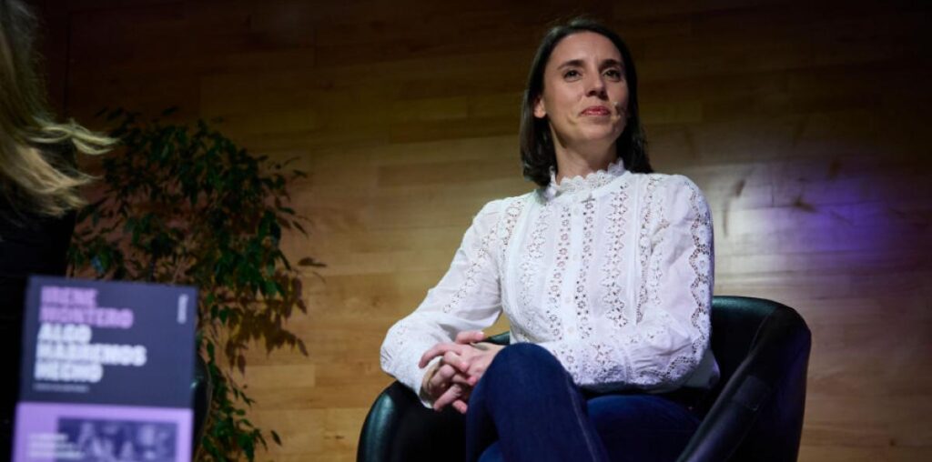 Los dardos de Irene Montero en la presentación de su libro: de Yolanda Díaz a Sánchez pasando por Errejón