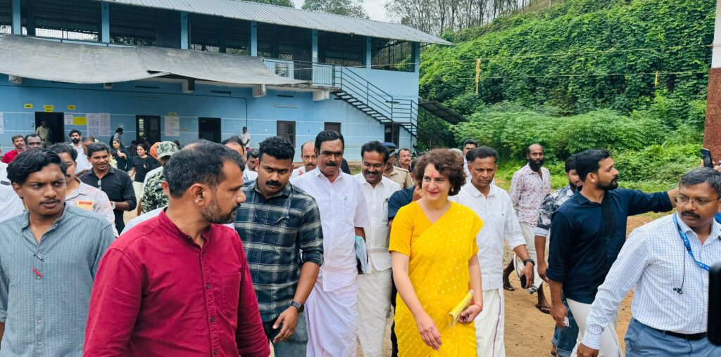 Low turnout in Priyanka Gandhi's debut contest in Wayanad,  Chelakkara records respectable percentage