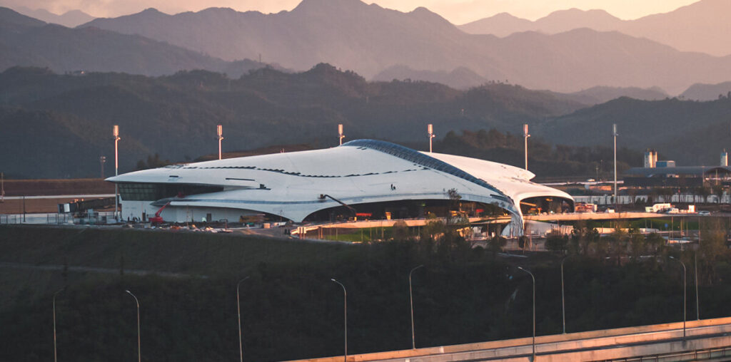 MAD architects’ lishui airport nears completion in china with opening date at end of 2024