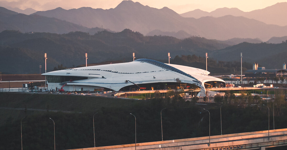 MAD architects’ lishui airport nears completion in china with opening date at end of 2024